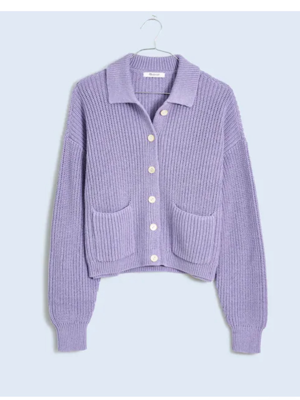 Madewell Ribbed Polo Cardigan Sweater Size Small Nwot